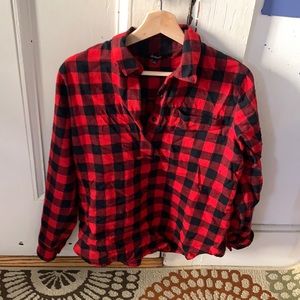 Madewell Buffalo plaid flannel pullover